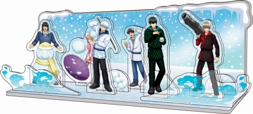 グッズ-スタンドポップ】アニメ「銀魂」 アクリルジオラマ【雪合戦ver 