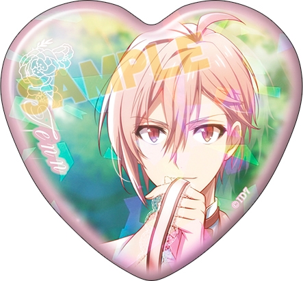 【グッズ-バッチ】アイドリッシュセブン キラキラハート型缶バッジコレクション/Marie Mariage