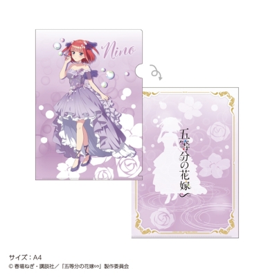 【グッズ-クリアファイル】五等分の花嫁∽ クリアファイル シャボン玉 中野 二乃