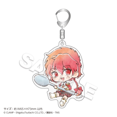 【グッズ-キーホルダー】TVアニメ『魔法騎士レイアース』 アクリルキーホルダーmini 獅堂 光/スプーンver.