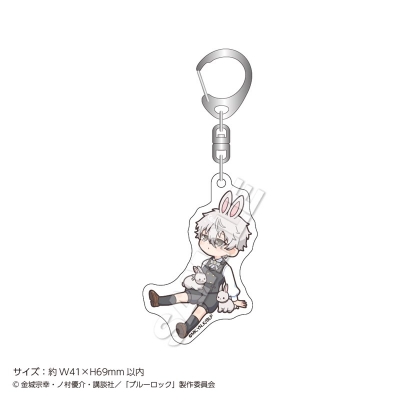 【グッズ-キーホルダー】TVアニメ『ブルーロック』 アクリルキーホルダーmini Rabbit 凪 誠士郎