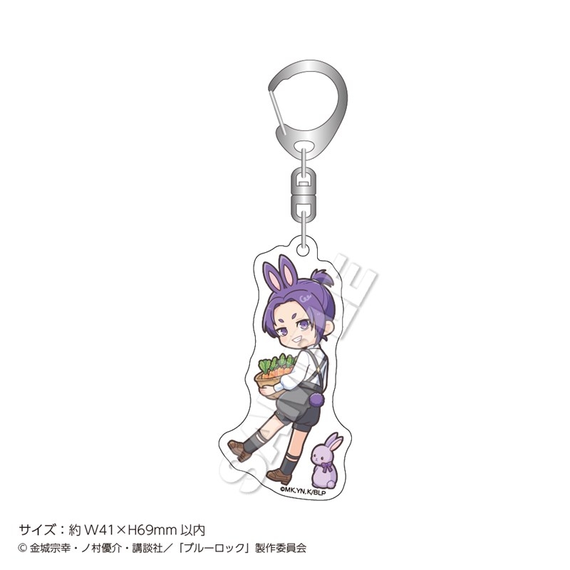 【グッズ-キーホルダー】TVアニメ『ブルーロック』 アクリルキーホルダーmini Rabbit 御影 玲王