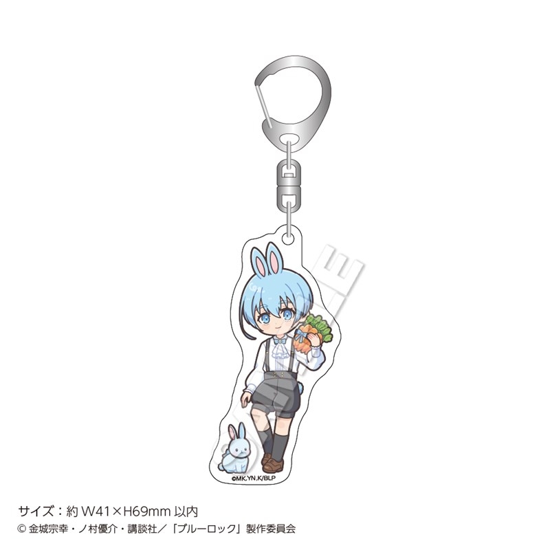 【グッズ-キーホルダー】TVアニメ『ブルーロック』 アクリルキーホルダーmini Rabbit 氷織 羊