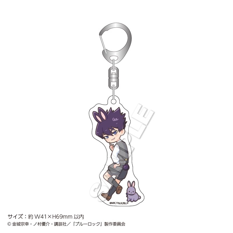 【グッズ-キーホルダー】TVアニメ『ブルーロック』 アクリルキーホルダーmini Rabbit 烏 旅人