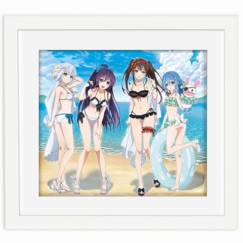 グッズ-複製原画】デート・ア・ライブⅣ 描き下ろし複製原画水着 
