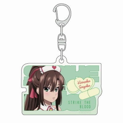 【グッズ-キーホルダー】ストライク・ザ・ブラッド 描き下ろしアクリルキーホルダー(紗矢華/ナース水着)