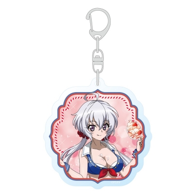 【グッズ-キーホルダー】戦姫絶唱シンフォギアXV 描き下ろしアクリルキーホルダー(クリス/マリンセーラー水着)