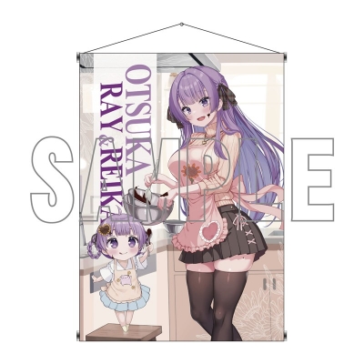 【グッズ-タペストリー】Vtuber 乙夏れい B2タペストリー 2026バレンタインデー Ver.