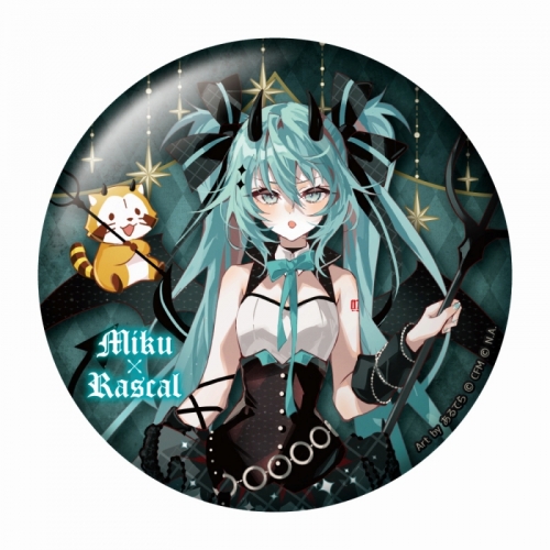 グッズ-バッチ】初音ミク×ラスカル 2023 おっきめ缶バッジコレクション 