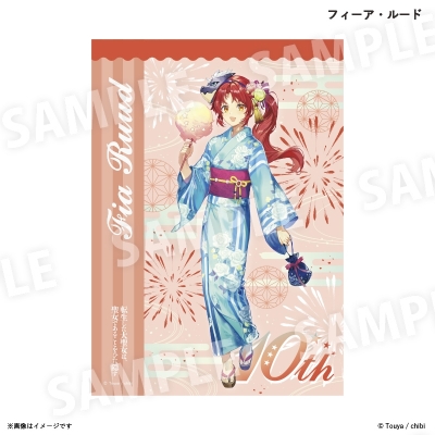 【グッズ-ポスター】アース・スターノベル 転生した大聖女は、聖女であることをひた隠す スエードポスター フィーア・ルード