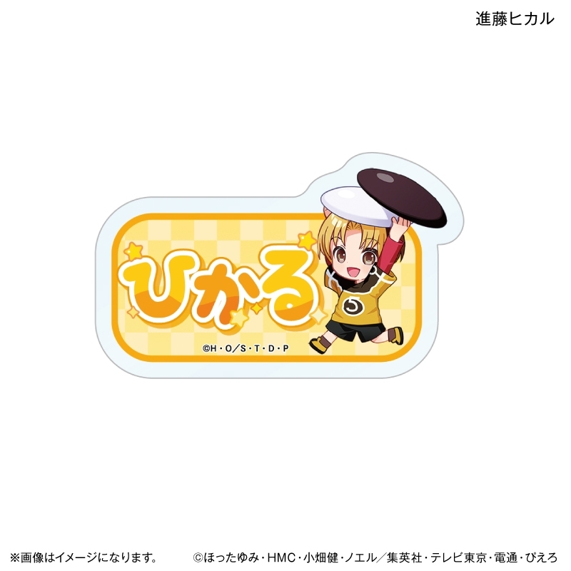 【グッズ-バッチ】TVアニメ「ヒカルの碁」 ちからもっち おなまえアクリルバッジ 進藤ヒカル