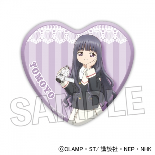 グッズ-バッチ】カードキャプターさくら クリアカード編 ハート缶 