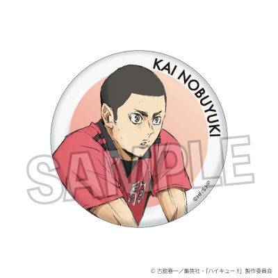 【グッズ-バッチ】ハイキュー!! ギラギラ缶バッジ vol.3 海 信行