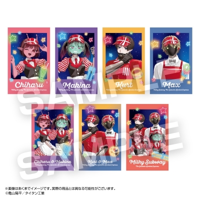 【グッズ-カード】銀河特急 ミルキー☆サブウェイ インスタントカメラ風カード(ランダム)