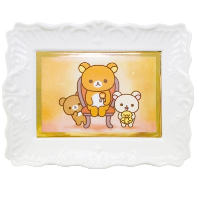 【グッズ-置きもの】リラックマ Floyd 20周年記念アニバーサリープレート【リラックマ20周年記念 祝・成くま式事後通販】