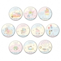 【グッズ-バッチ】すみっコぐらし展~すみっコマルシェでおかいもの~ マット缶バッジコレクション【事後通販】の画像