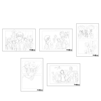 【グッズ-カード】ダイヤのA ラフ画カード 5枚セット A【大「ダイヤのA actⅡ」原画展】