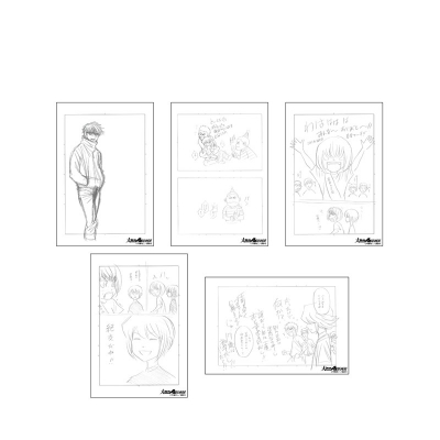 【グッズ-カード】ダイヤのA ラフ画カード 5枚セット C【大「ダイヤのA actⅡ」原画展】