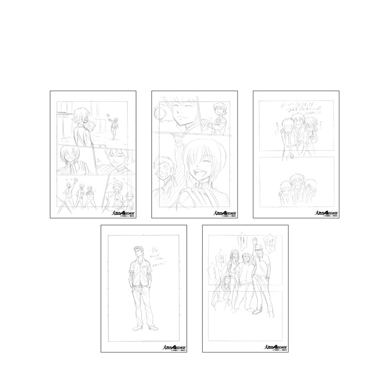 [Good-Card] Diamond A Rough Picture Card Set of 5 E [Large “Diamond A Act II” Original Picture Exhibition]