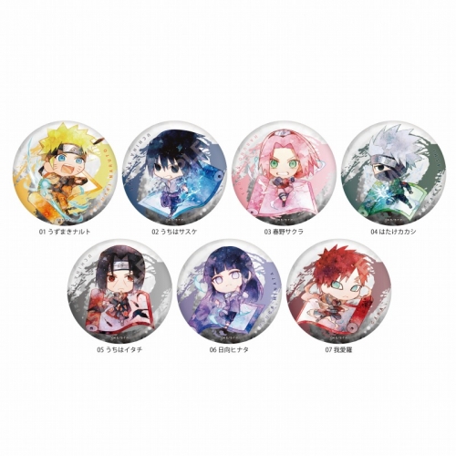 グッズ-バッチ】NARUTO-ナルト-疾風伝 キャラでるアート 缶バッジ /01 