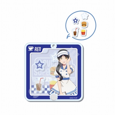 【グッズ-キーホルダー】ラブライブ!スーパースター!! シャカシャカアクキー/E 葉月 恋