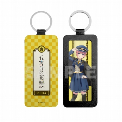 【グッズ-キーホルダー】五等分の花嫁∽ レザーキーホルダー /01 一花(大正ロマンver.)