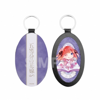 【グッズ-キーホルダー】五等分の花嫁∽ キャラでるアート レザーキーホルダー /02 二乃(大正ロマンver.)
