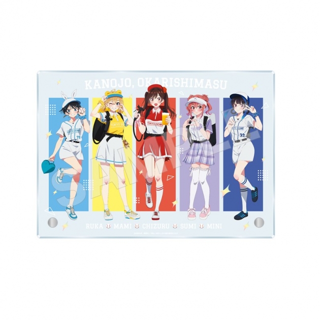 【グッズ-ボード】彼女、お借りします 東京ドームシティコラボver. アクリルボード -技- /01 集合