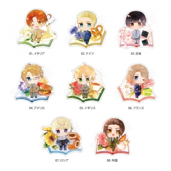 グッズ-ステッカー】ヘタリア World☆Stars キャラでるアート 