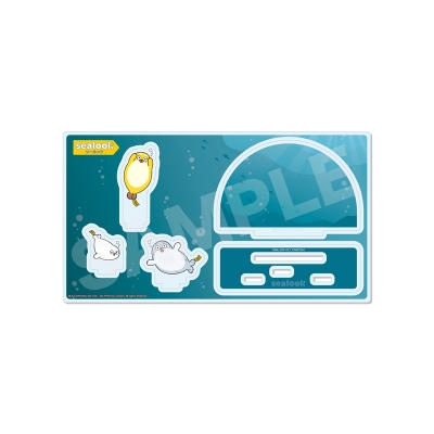 【グッズ-スタンドポップ】SEALOOK ジオラマアクリル /01 ドットザラシ・柴ザラシ・ベイビーザラシ