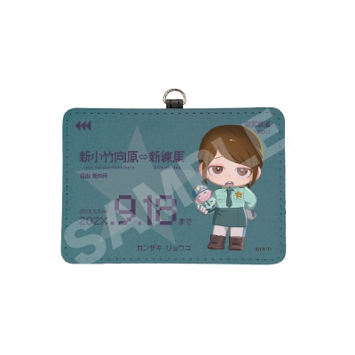 【グッズ-パスケース】銀河特急 ミルキー☆サブウェイ レザーカードケース/03 リョーコ