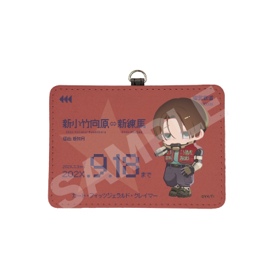 【グッズ-パスケース】銀河特急 ミルキー☆サブウェイ レザーカードケース/06 カート