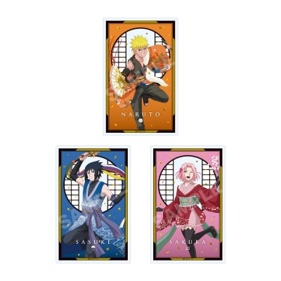 【グッズ-カード】NARUTO-ナルト-疾風伝 演舞ver. クリアシート /01 全6種
