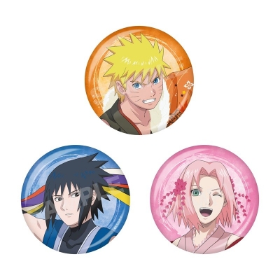 【グッズ-バッチ】NARUTO-ナルト-疾風伝 演舞ver. 缶バッジ /01 全6種【特典付】