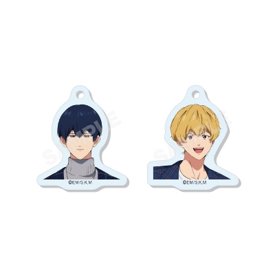 【グッズ-チャーム】忘却バッテリー デニムver. めじるしアクリルチャーム /01 全5種 【アニメイト先行販売】