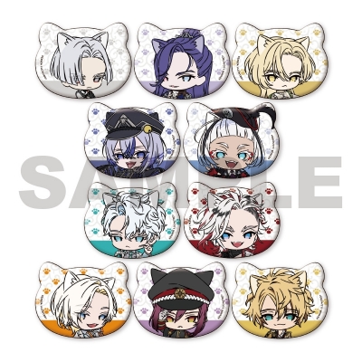 【グッズ-バッチ】刀剣乱舞ONLINE 刀猫男士 猫耳缶バッジコレクション第十二弾【再販】