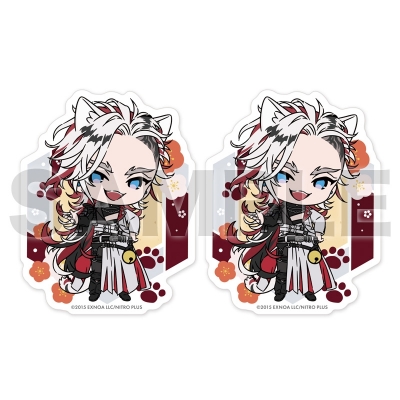 【グッズ-ステッカー】刀剣乱舞ONLINE 刀猫男士 ステッカー117:道誉一文字