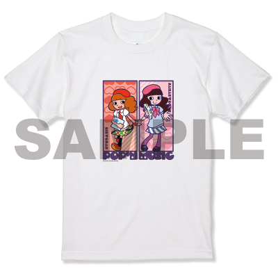 【グッズ-Tシャツ】pop'n music Tシャツ002:リエ&さなえ