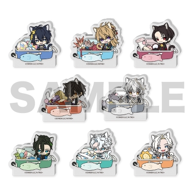 【グッズ-置きもの】刀剣乱舞ONLINE 刀猫男士 アクリルブロックコレクション トラベルver.