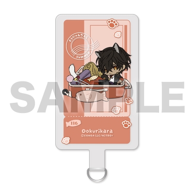 【グッズ-携帯グッズ】刀剣乱舞ONLINE 刀猫男士 フォンタブ004:大倶利伽羅 トラベルver.