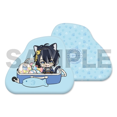 【グッズ-クッション】刀剣乱舞ONLINE 刀猫男士 ビッグクッション001:三日月宗近 トラベルver.