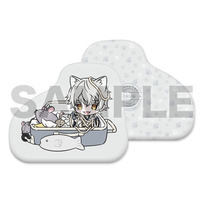 【グッズ-クッション】刀剣乱舞ONLINE 刀猫男士 ビッグクッション005:鶴丸国永 トラベルver.