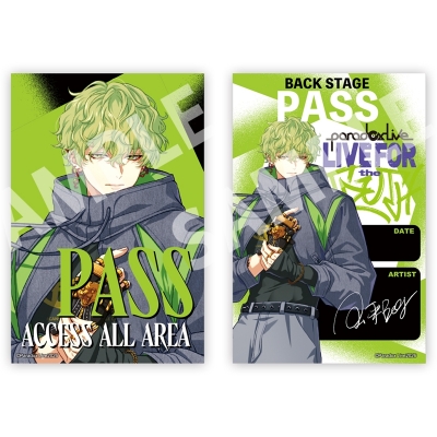【グッズ-ステッカー】Paradox Live -LIVE FOR the TRUTH- バックステージパス風サテンステッカー 征木 北斎