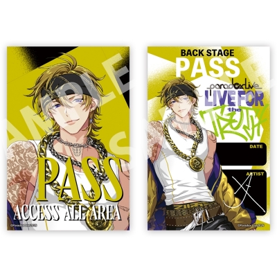 【グッズ-ステッカー】Paradox Live -LIVE FOR the TRUTH- バックステージパス風サテンステッカー 九頭竜 智生