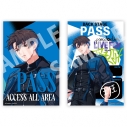【グッズ-ステッカー】Paradox Live -LIVE FOR the TRUTH- バックステージパス風サテンステッカー 犬飼 憂人の画像