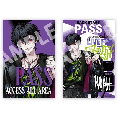 【グッズ-ステッカー】Paradox Live -LIVE FOR the TRUTH- バックステージパス風サテンステッカー ノア