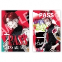 【グッズ-ステッカー】Paradox Live -LIVE FOR the TRUTH- バックステージパス風サテンステッカー 夜舟 章杜の画像