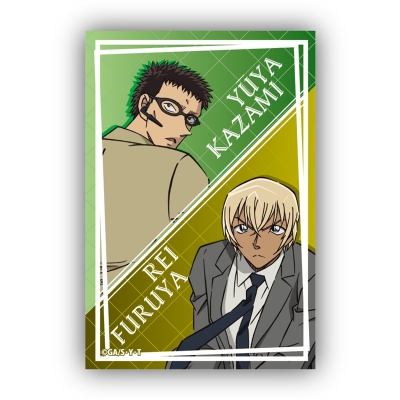 【グッズ-バッチ】名探偵コナン スクエア型缶バッジVol.3 降谷零&風見裕也