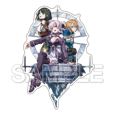 【グッズ-ステッカー】ソードアート・オンライン ゲーム 10周年記念 デカステッカー コハル・ストレア・フィリア