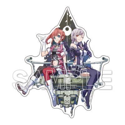 【グッズ-ステッカー】ソードアート・オンライン ゲーム 10周年記念 デカステッカー クレハ・ツェリスカ